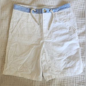 Boys Janie and Jack White Chino Shorts Sz 7